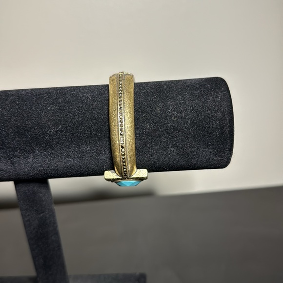 LUCKY BRAND turquoise and gold bracelet - Picture 7 of 10